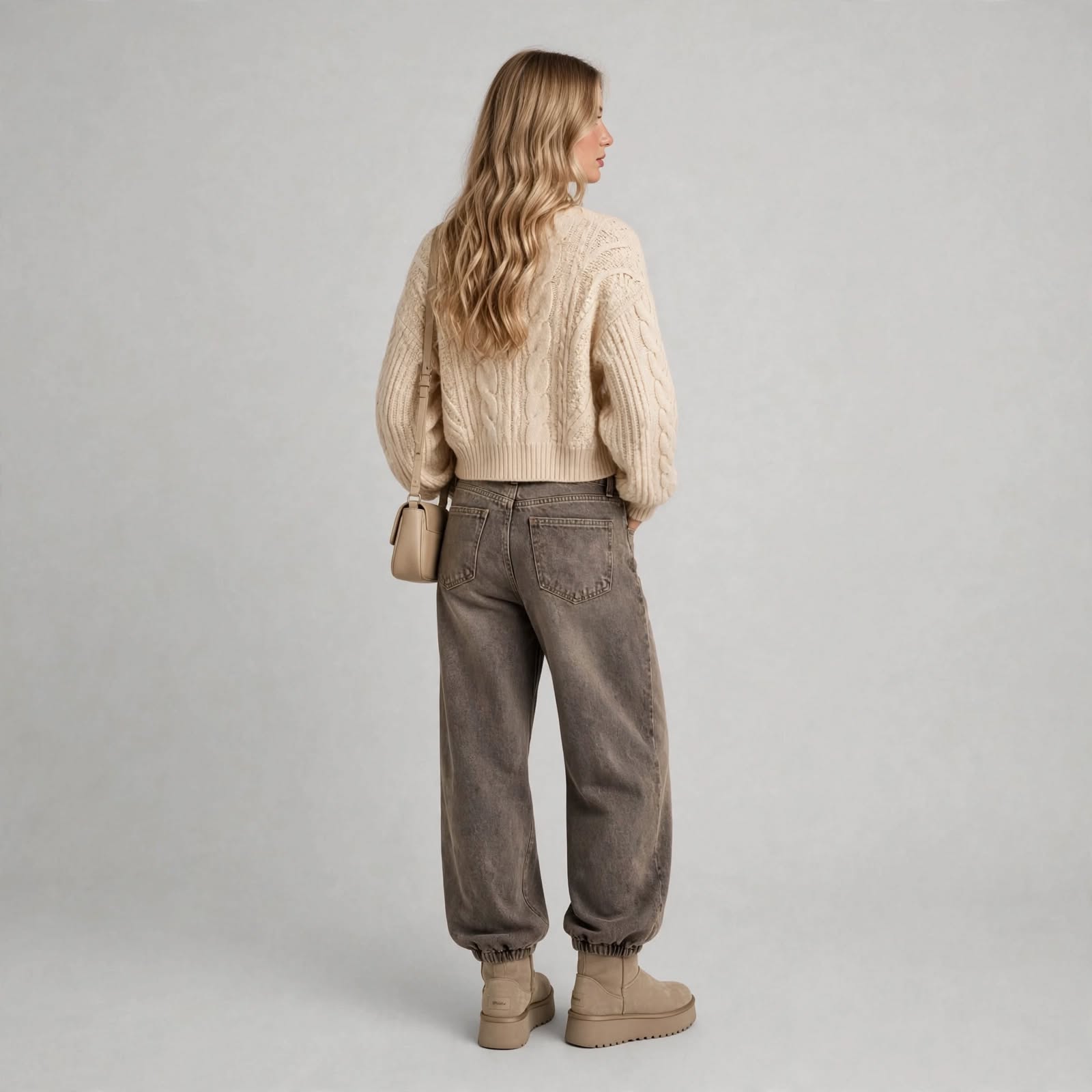 Mannequin de dos en trois quarts